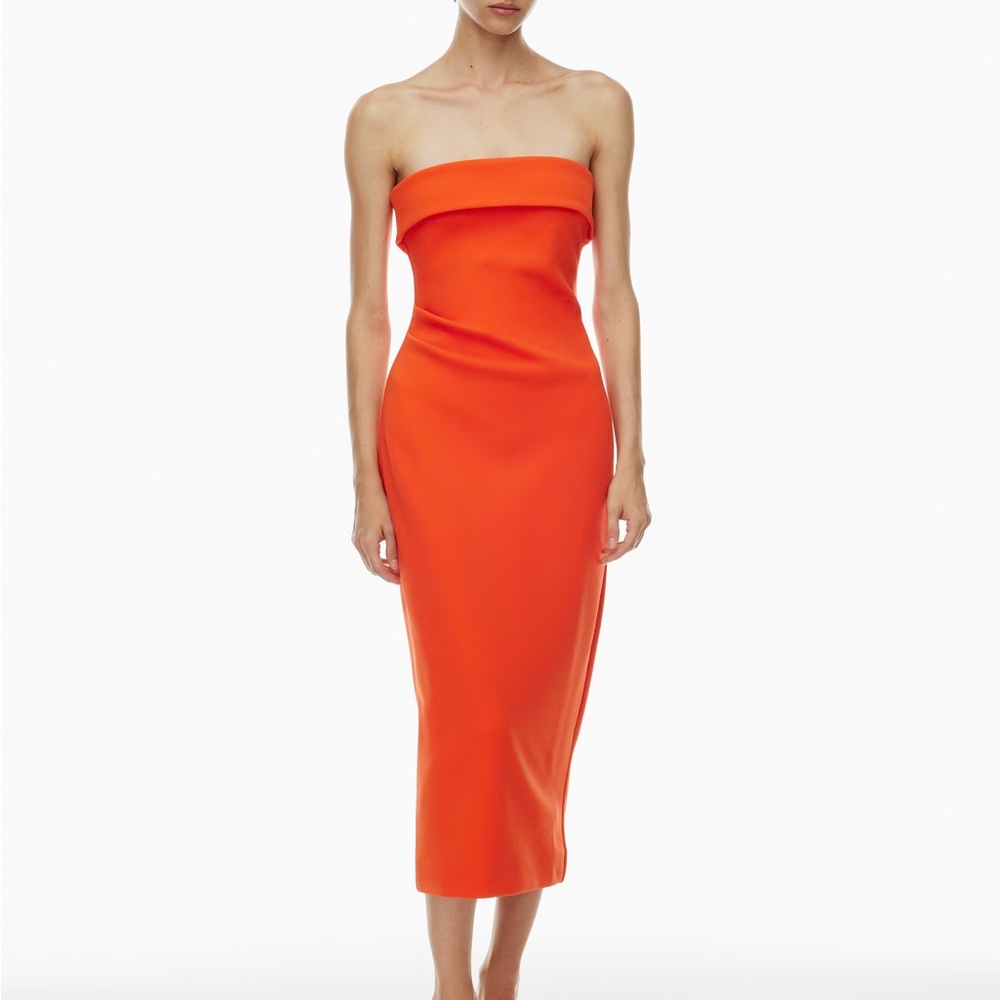 Aritzia FigureKnit Strapless Dress